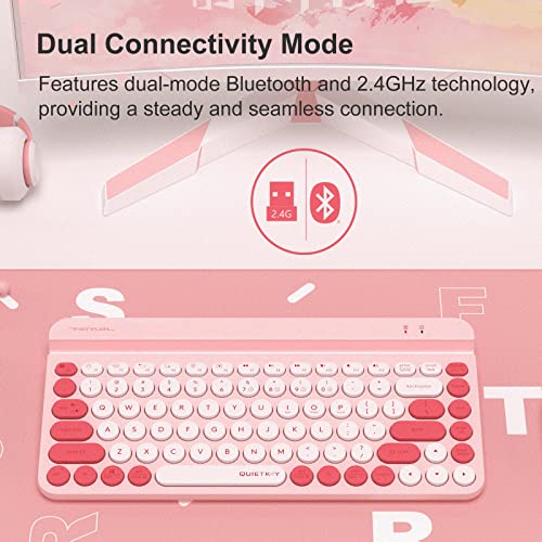 Clavier sans fil multi-appareils Bloody FBK30 QuietKey, – Image 2