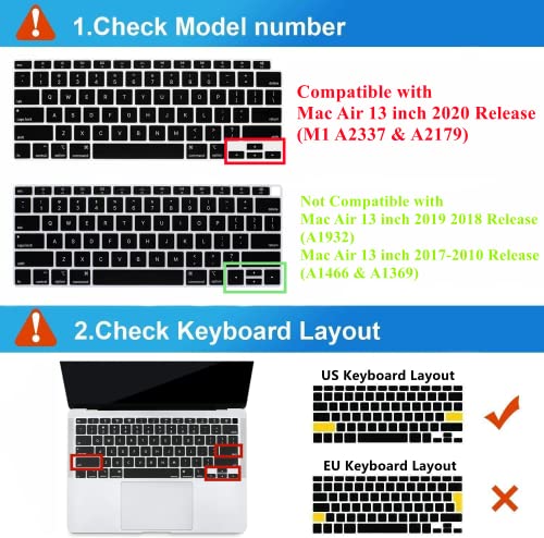 KEROM Coque de clavier pour MacBook Air – Image 2