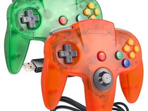 Lot de 2 contrôleurs PC USB N64