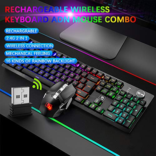 FELICON Ensemble clavier et souris de jeu – Image 2