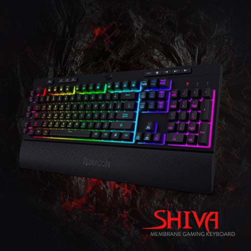 Clavier de jeu à membrane rétroéclairé Redragon-2