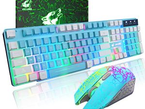 Clavier de jeu sans fil et souris