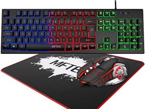 Ensemble clavier et souris de jeu arc-en-ciel