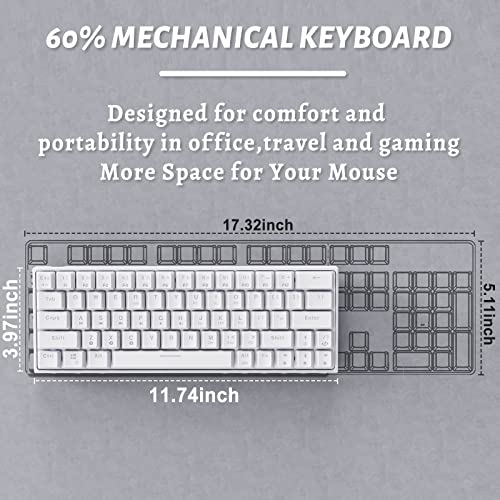 DIERYA DK63 Clavier de jeu mécanique sans – Image 2