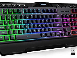 NPET K32 Clavier de jeu sans fil