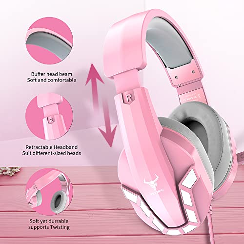 Kikc PS4 Casque de jeu avec micro-2
