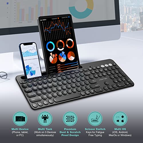 Clavier Bluetooth multi-appareils sans fil Vortec pour – Image 2