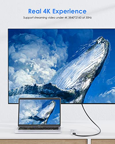 LENTION Hub USB C avec HDMI 4K, – Image 2