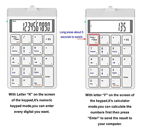 Sunreed Calculatrice de clavier numérique USB 2 – Image 2