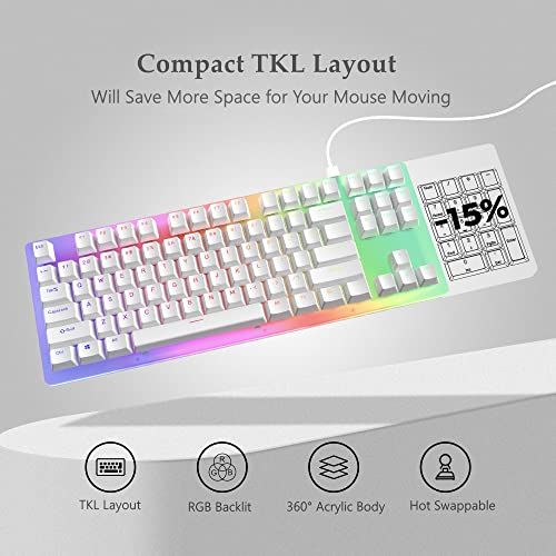 XVX Womier K87 Clavier de jeu mécanique-2