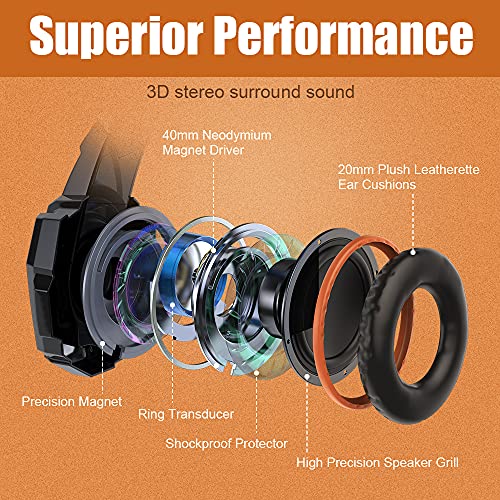 BENGOO G9000 Casque de jeu stéréo pour – Image 2