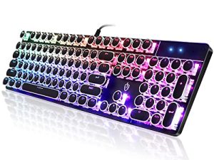 YSCP Clavier de jeu mécanique style machine