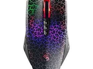 Souris de jeu optique sanglante avec interrupteur