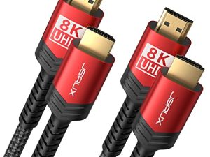 JSAUX Câbles HDMI 2.1 Lot de 2