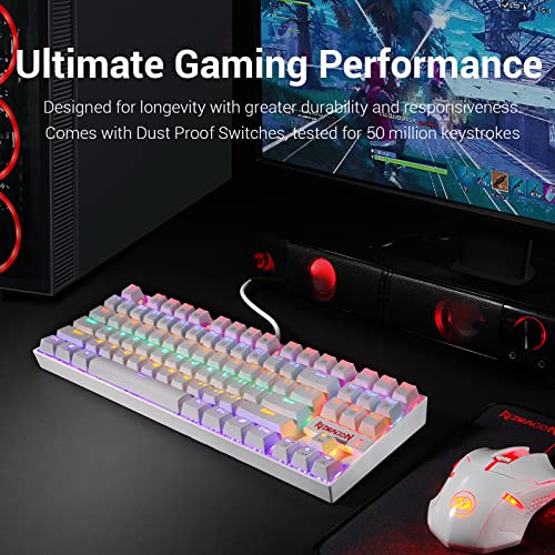 Redragon K552 Clavier de jeu mécanique arc-en-ciel – Image 2
