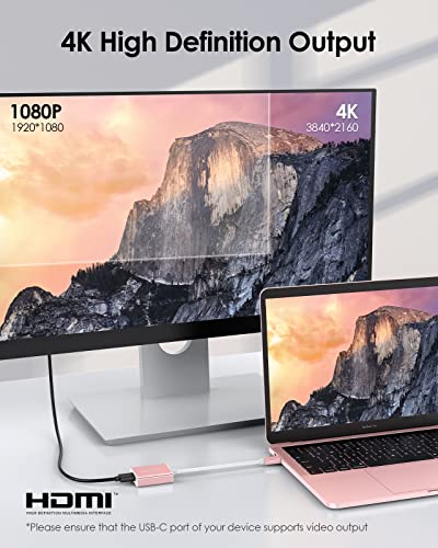 LENTION Adaptateur AV numérique USB C vers – Image 2