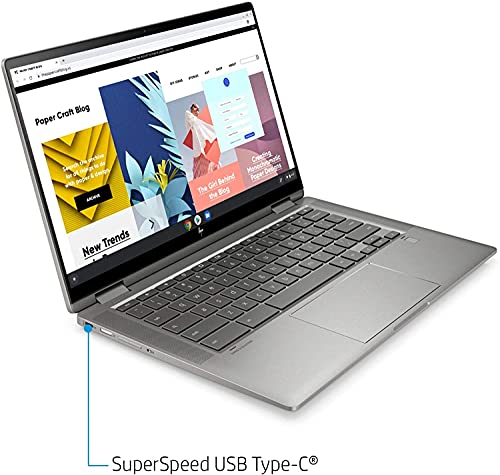 Ordinateur portable HP X360 14c en gris-2