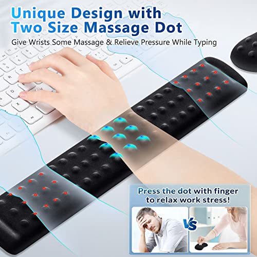 Gimars Repose-poignet pour clavier amélioré avec point – Image 2