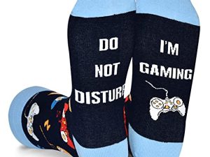 Hommes Funny Gaming Football Guitar Reading Chaussettes