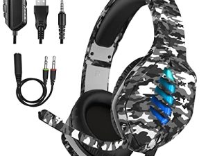 Targeal Casque de jeu avec microphone -