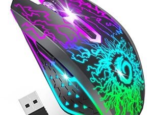 VersionTECH. Souris de jeu sans fil