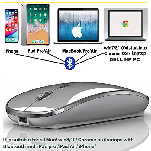 Souris Bluetooth Souris Bluetooth sans fil pour – Image 2