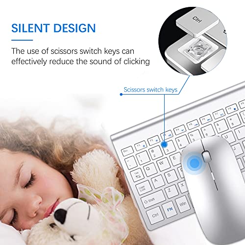 Clavier et souris sans fil ultra minces, – Image 2
