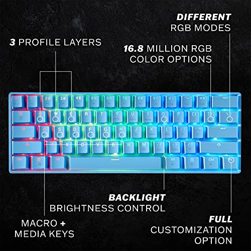 Clavier de jeu mécanique HK Gaming GK61 – Image 2