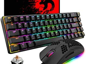 Clavier de jeu mécanique 60 % interrupteur