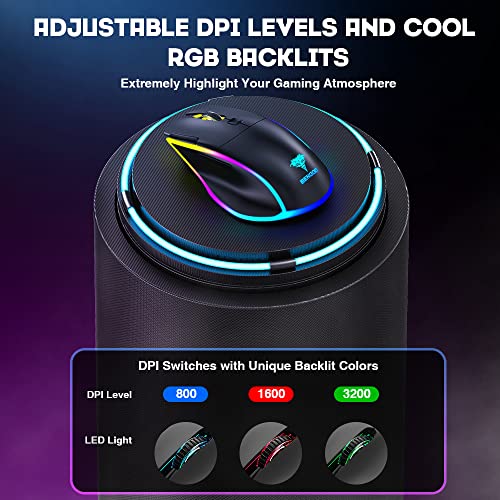 BENGOO KM-2 Souris de Jeu sans Fil, – Image 2