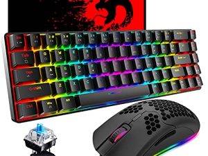 Clavier de jeu mécanique 60 % Mini