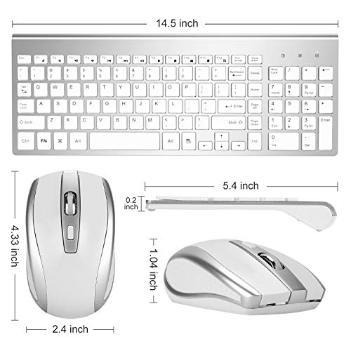 E-Gi.IT Combo clavier et souris sans fil, – Image 2