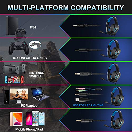 YOTMS H2 Casque de jeu stéréo pour – Image 2