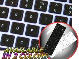 4Keyboard MAC Anglais Clavier Autocollants SUR Fond