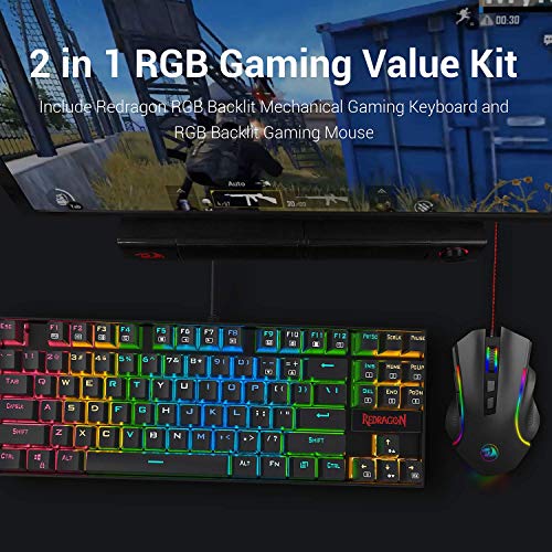 Redragon K552-RGB-BA Combo clavier et souris de-2