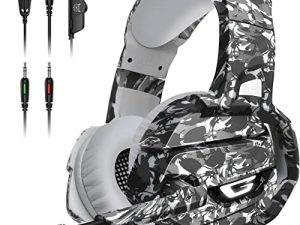 FEIYING Casque de jeu avec microphone
