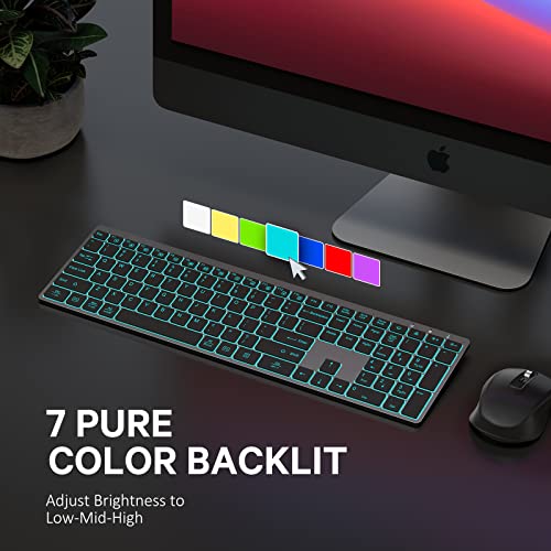 Earto K637 Clavier et souris sans fil, – Image 2