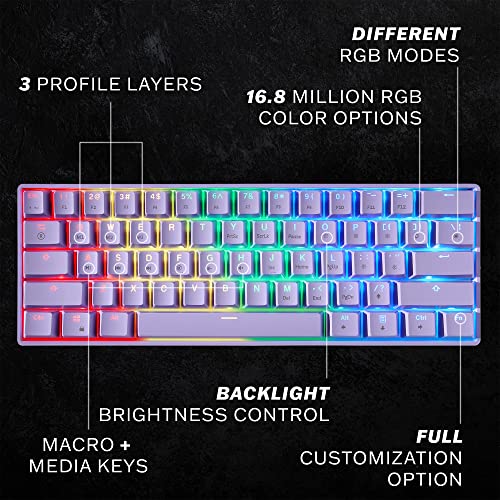 HK GAMING GK61 Clavier de Jeu Mécanique – Image 2