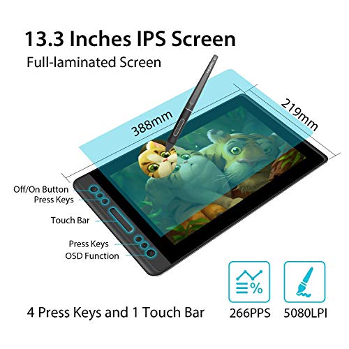 HUION KAMVAS Pro 13 Moniteur de dessin – Image 2