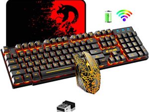 Clavier et souris de jeu sans fil