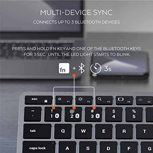 Clavier rétroéclairé Bluetooth Satechi Slim X1 - – Image 2