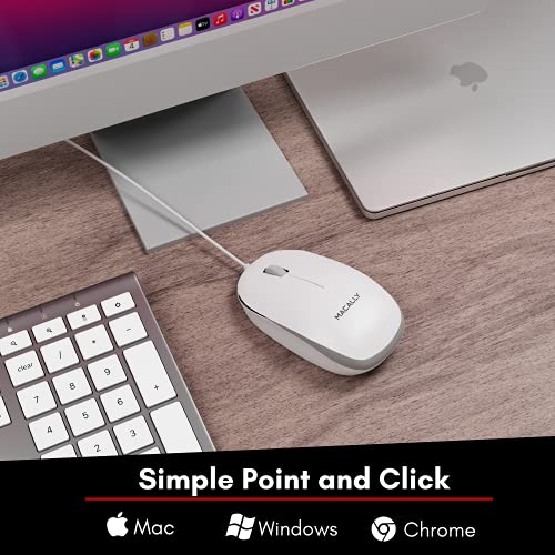 Macally Souris filaire USB pour Mac et – Image 2