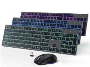 POWZAN Clavier et Souris sans Fil