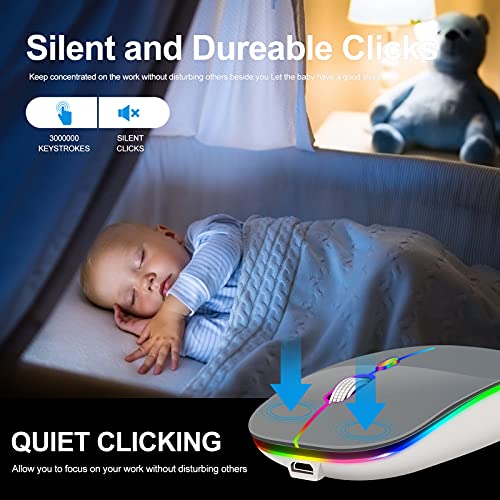 Souris sans fil LED SAWEY pour MacBook – Image 2