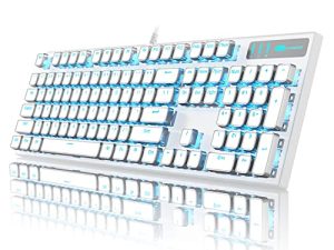 Camiysn Clavier de jeu mécanique de style