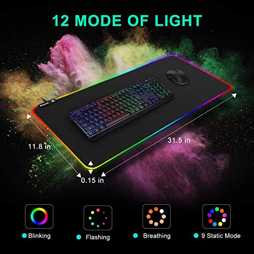 OIAMIK Tapis de souris de jeu grand, – Image 2