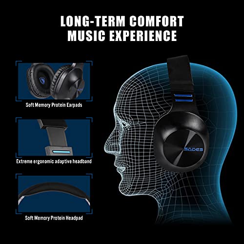Casque de jeu sans fil Bluetooth SADES-2