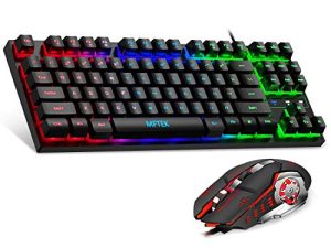 MFTEK Ensemble clavier et souris de jeu
