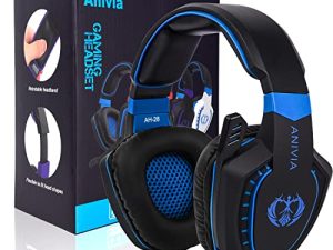 Anivia Casque d'ordinateur filaire avec microphone Mise
