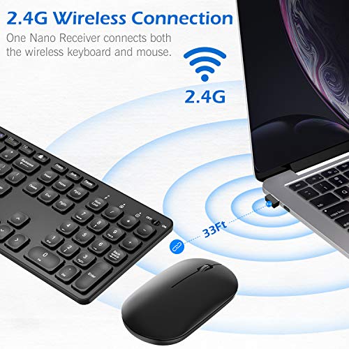 Ensemble clavier et souris sans fil CHESONA – Image 2